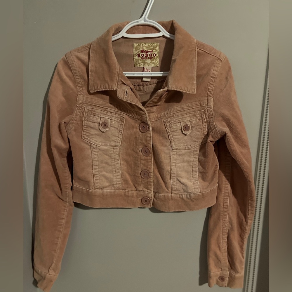Bongo Corduroy Cropped Jacket S